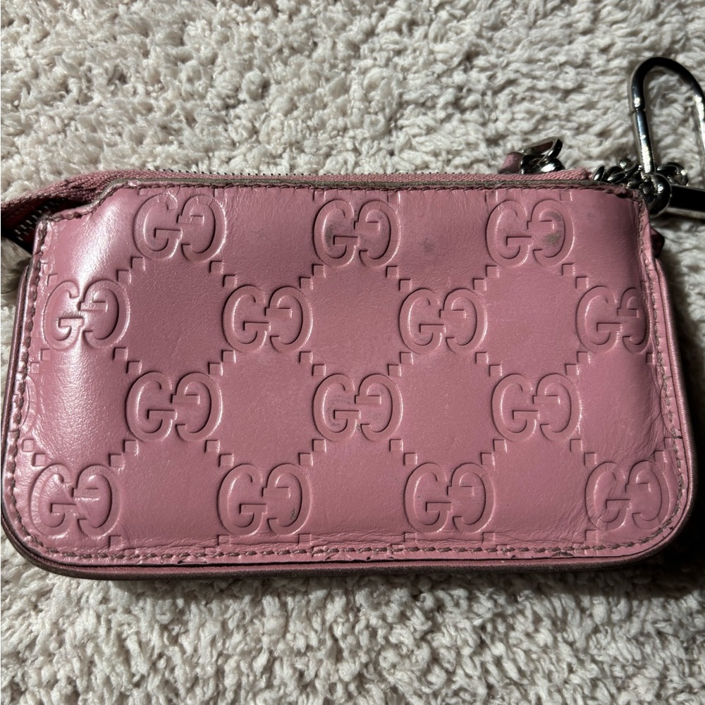 Gucci Guccisima Leather Key Holder Card/Coin Case
Pink Silver - Picture 3 of 16